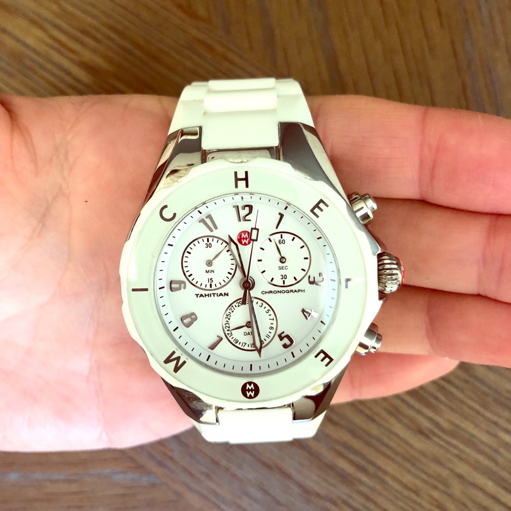 Michele Women’s Tahitian Jelly Bean Analog watch